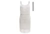 Adult Female Costumes to Hire - Gatsby white tassel dress - Silver Straps - SMALL